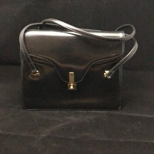 1950’s Vintage Black Leather Purse